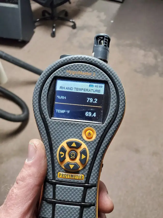 Moisture meter humidity assessment for Fire & Smoke Damage Restoration in Hebron